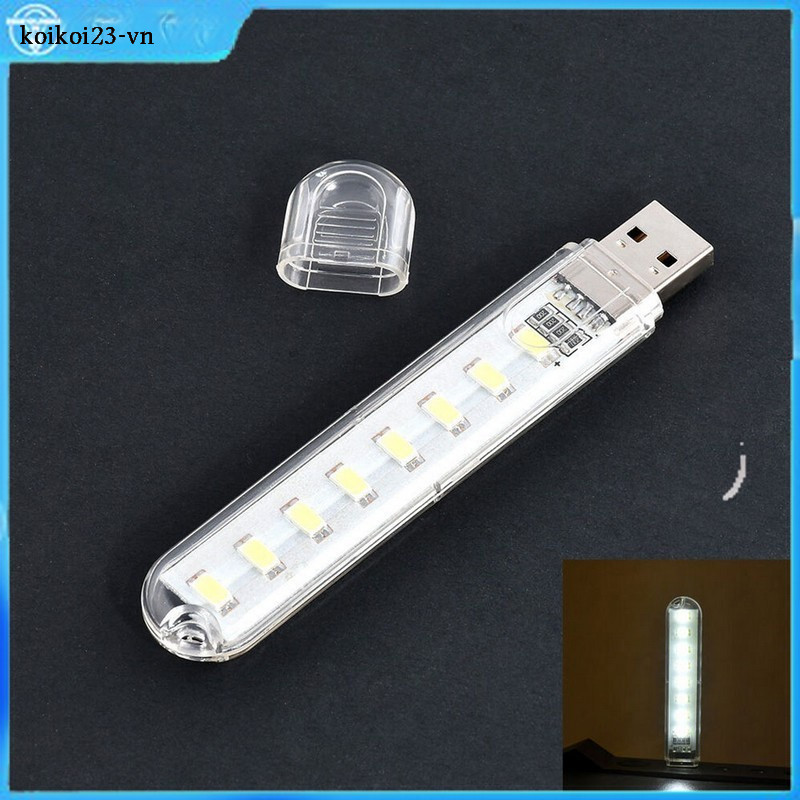 Đèn LED USB Mini 8 Bóng DC 5V Tiện Dụng