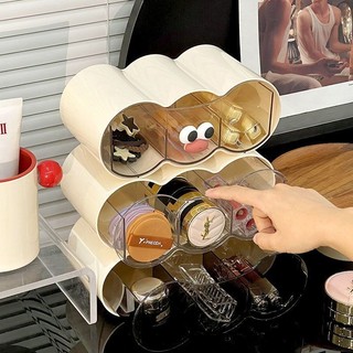 Nhiều Lớp Chống Bụi Ngăn Hộp Bảo Quản Trang Điểm Bàn Chải Lưu Trữ Ống Trang Điểm Bàn Chải Lông Mày Son Môi Mỹ Phẩm Bảo Quản Xô