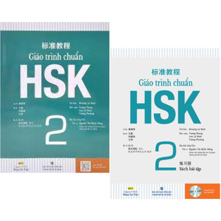 Giáo trình chuẩn HSK 2 (Sách bài học + Sách bài tập) - (Bản đẹp đen trắng, kèm file nghe)