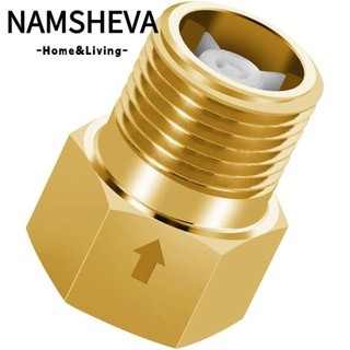 NAMSHEVA kiểm tra topabc1, van một chiều chủ đề vàng từ nữ đến nam, đồng thau bền ozone kháng 1/2 "van ngược dòng dầu khí nước