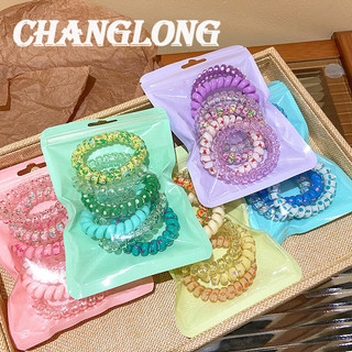 Dây Điện Thoại Nhiều Màu Sắc Dây Buộc Tóc Nữ Mùa Hè Bóng Buộc Tóc Đầu Buộc Tóc Đàn Hồi Cao Bền Dây Buộc Tóc 2024