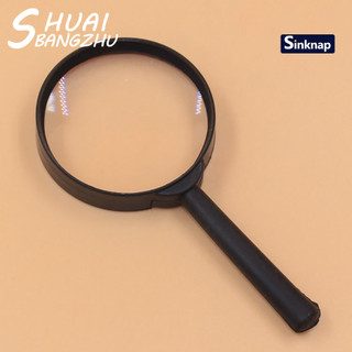 Kính lúp cầm tay Sinknap 5x phóng đại 60mm dùng đọc sách tiện dụng