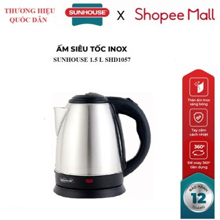 Ấm đun siêu tốc Sunhouse 1,5L SHD1057