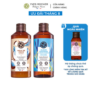 Combo 2 sữa tắm làm sạch yves rocher yves rocher coconut và wild algae & sea fennel 400ml x 2