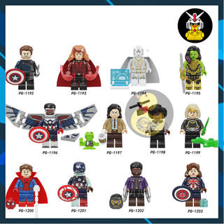 PG8298  Mô Hình Siêu Anh Hùng What If Bucky Barnes Scarlet Witch White Vision Sylvie Loki Captain Carter