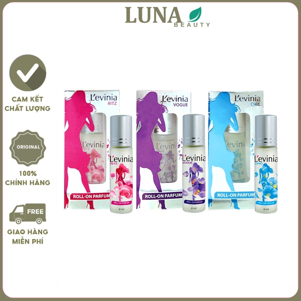 Nước hoa lăn Levinia chính hãng 9ml