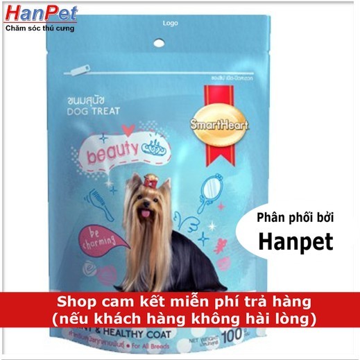 Bánh thưởng cho chó SmartHeart 100gr (Ladiep 218)