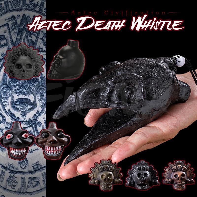 Aztec Death Còi Ma quái Aztec Death Skull Còi Prank Halloween Trang trí imaevn
