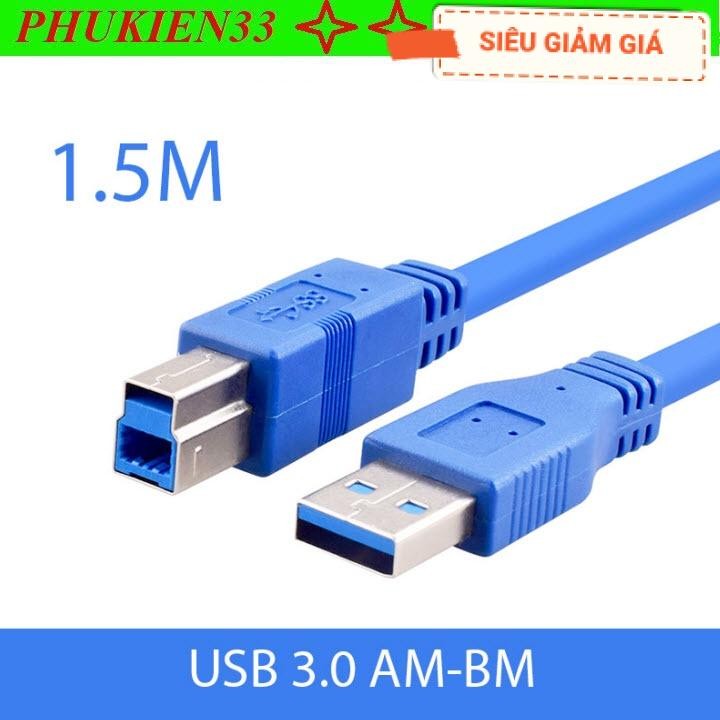 Cáp Máy In Ra USB 3.0 1.5M - Cáp Máy In 1.5M