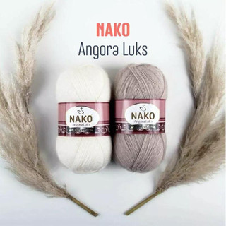 Cuộn len mohair pha acrylic Nako Angora Luks