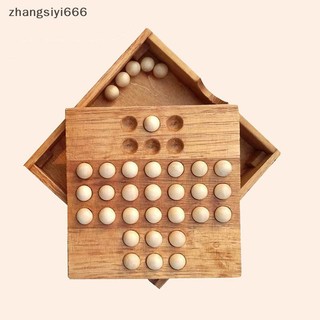Tốt Người Lớn Cổ Điển Đồ Chơi Giáo Dục Châu Âu Board Game Cờ Tướng Đơn Peg Solitaire Di Tốt
