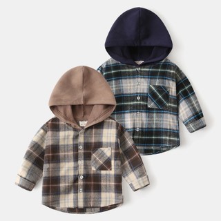 Áo Sơ Mi Bé Trai Soffny Tay Dài Thường Ngày Bé Trai Áo Sơ Mi Polo Kemeja Đồng Phục Đi Học Áo Sơ Mi Trẻ Em