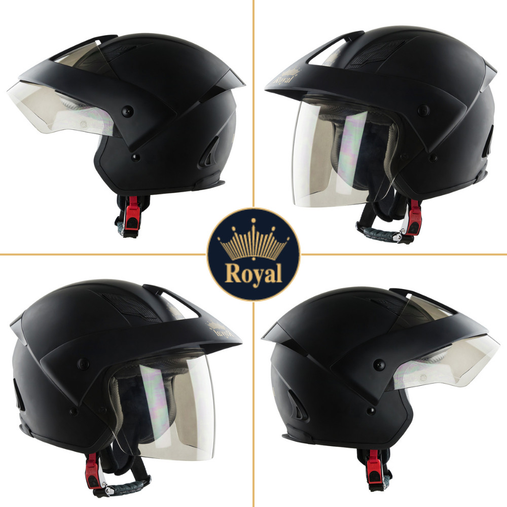 Nón Bảo Hiểm 3/4 Royal M134C Thời Trang - Cool Ngầu, Tặng Kèm Tem KYT, Bảo Hành 12 Tháng