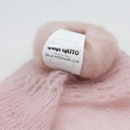 Cuộn Len mohair, len mohair có kim tuyến , len mohair Ý Lana Gatto Silk Mohair Lux