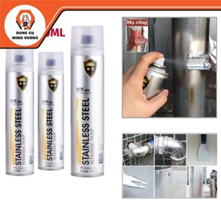  Combo 3 Chai Sơn Bạc Mạ Crom Sơn Xịt Mạ Chrome Sáng Bóng Như Mới  350ml - Chai Sơn Mạ Siêu Bóng  _ Dụng Cụ Minh Vương 