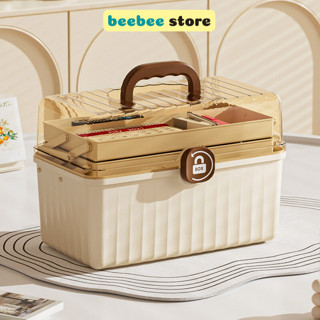 Hộp Đựng Thuốc Gia Đình, Hộp Đựng Thuốc 3 Tầng Chia Ngăn Tiện Lợi, Hộp Đựng Đồ Dùng Thiết Bị Y Tế Q080