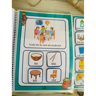 [Autismshop] []Học liệu bé chuẩn bị
