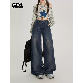 Girl's Paradise quần ống rộng quần nữ jean thời trang Minimalist Cổ điển hàn quốc WLK24A03P6 41Z241010