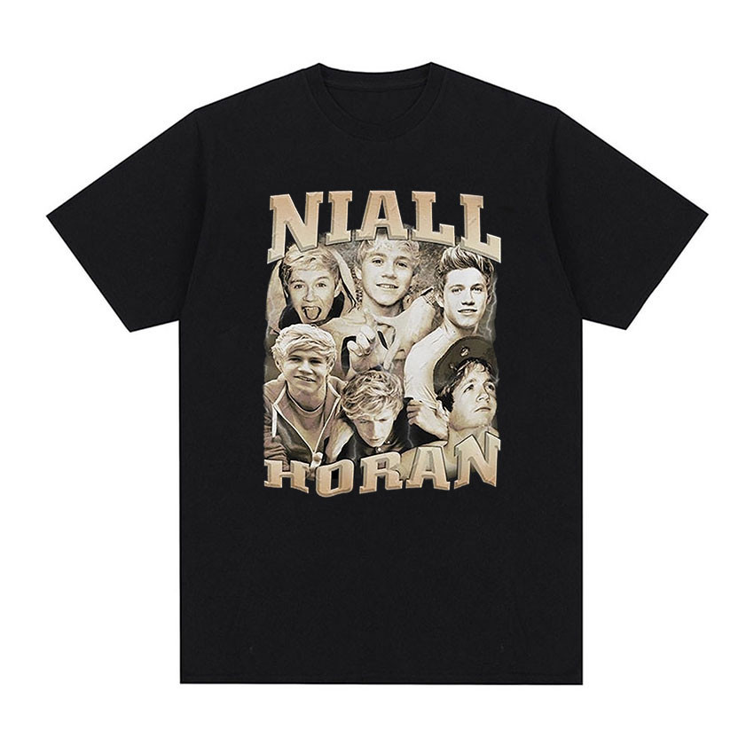 2024 waffle Cho Bạn Bè Retro 90 Niall Horan Album Đồ Họa Áo Nam Hip Hop Thời Trang Cổ Tròn xs-3xl