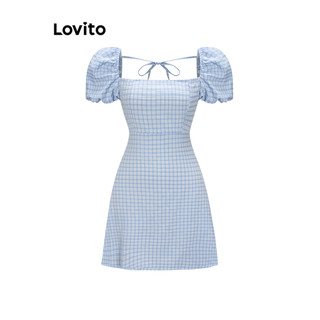 Lovito Kỳ nghỉ Váy Buộc Dây Cho Nữ Mùa Hè/xuân L55Ad100