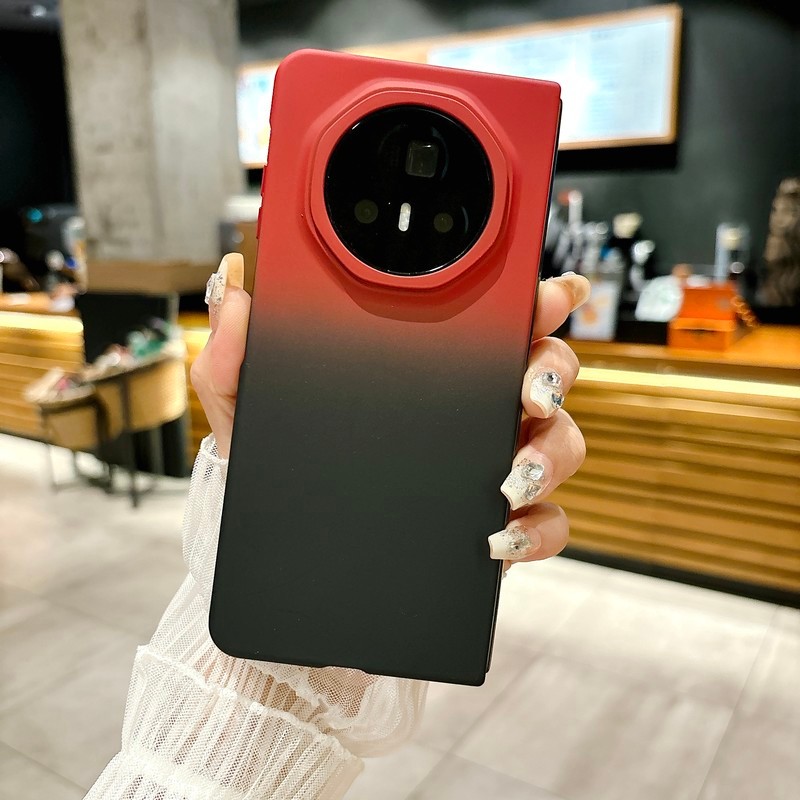 Dành Cho Honor Magic V3 V5 V 5 MagicV5 Ốp Lưng Da Sang Trọng Cảm Giác Gradient PC Cứng Lật Điện Thoạ