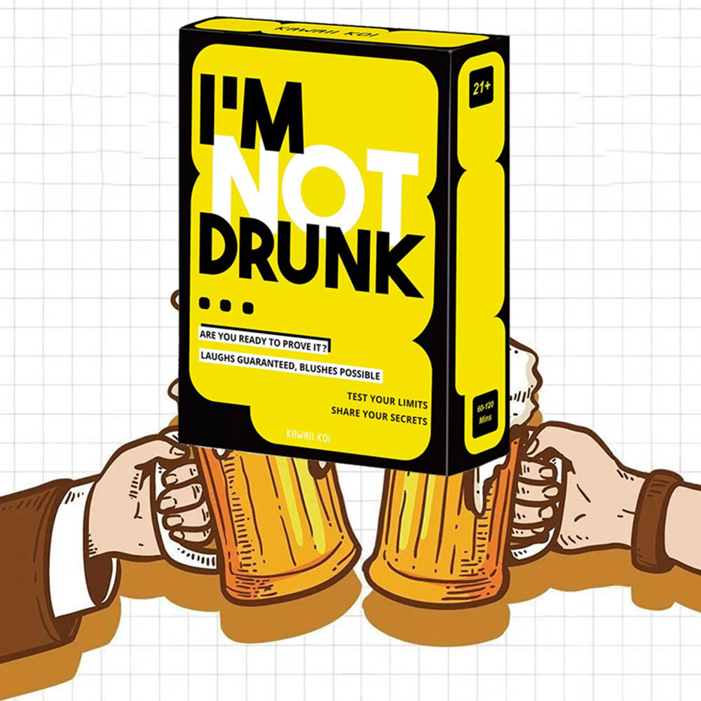I'M NOT DRUNK - Party Drinking Game for Game Nights Bachelorette Party Game