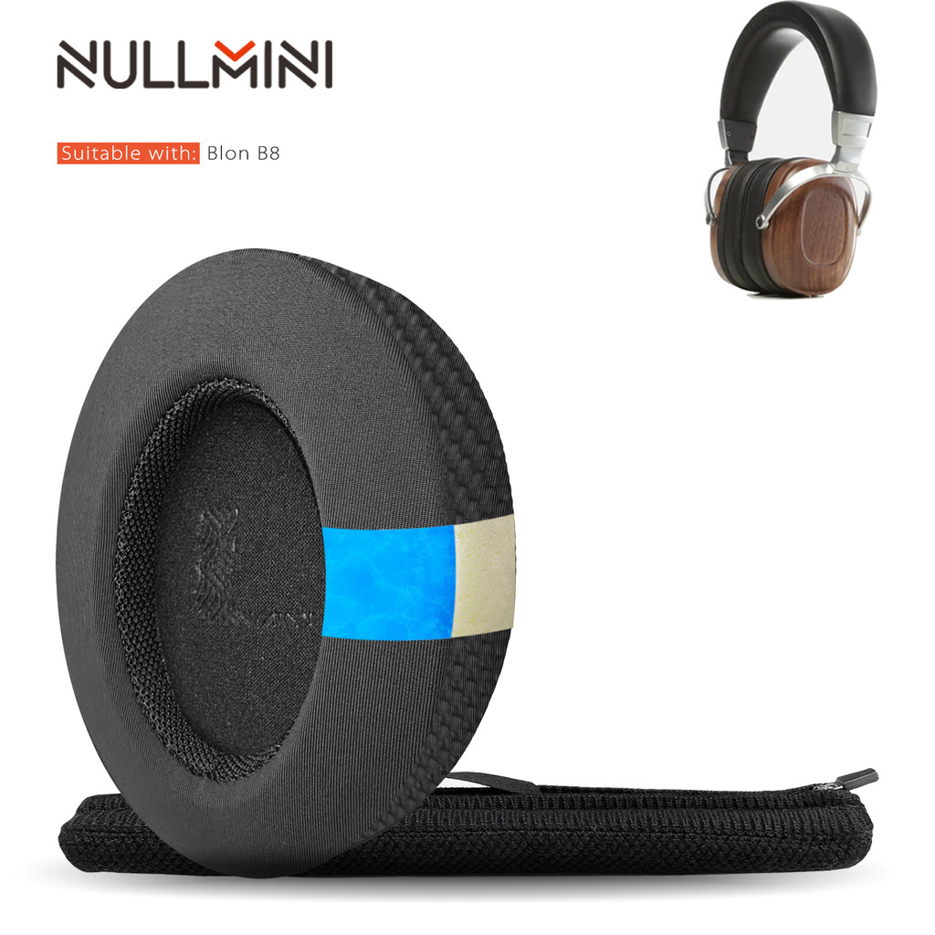 Miếng đệm tai nghe Gel làm mát Nullmini cho tai nghe Blon B8 Đệm thay thế tay áo Bịt tai Băng đô