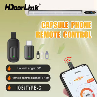 HdoorLink Ứng dụng thông minh Điều khiển từ xa Type-C / IOS Bộ phát hồng ngoại di động Điều khiển từ xa thông minh OTG