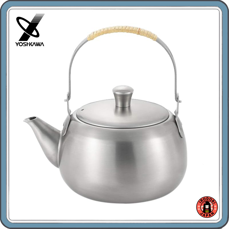 Yoshikawa Suido Stainless Steel Teapots and Tea Caddies - Perfect for Storing Loose Leaf Tea and Bre