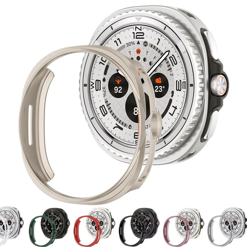 Ốp PC rỗng cho Samsung Galaxy Watch 8 Chassic 46mm Vỏ cản bảo vệ cho Galaxy Watch 8 40mm 44mm