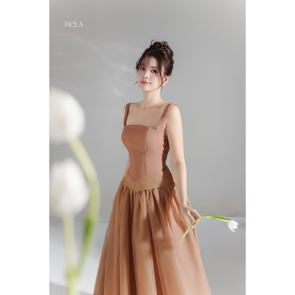 TIELA Đầm váy trơn dáng dài - Nancy Dress | BigBuy360 - bigbuy360.vn