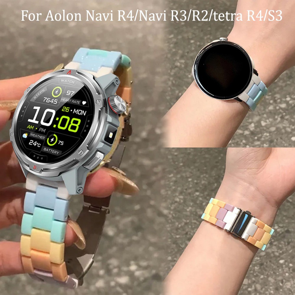 Dây đeo nhựa đầy màu sắc 20 / 22mm cho vòng đeo tay có thể tháo rời leolon tetra R4 / S3 / S2 cho dâ