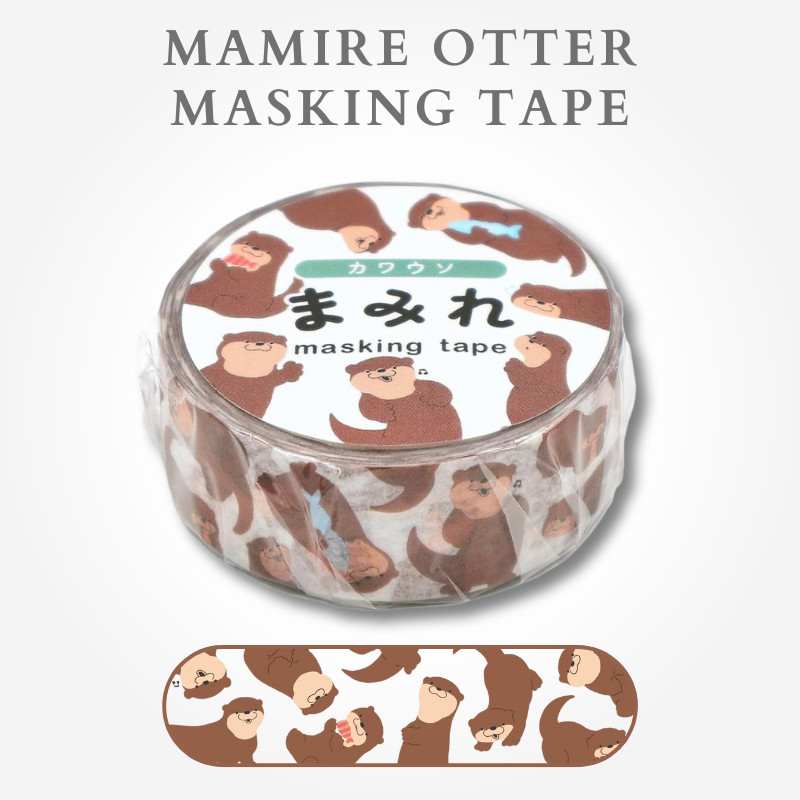 World Craft Mamire Masking Tape Otter MRMT-011