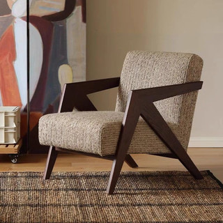 Ghế Sofa Đơn Richard Phong Cách Pháp Phòng Khách Ban Công Ghế Nghỉ Ngơi Thiết Kế Ghế Sofa Lười