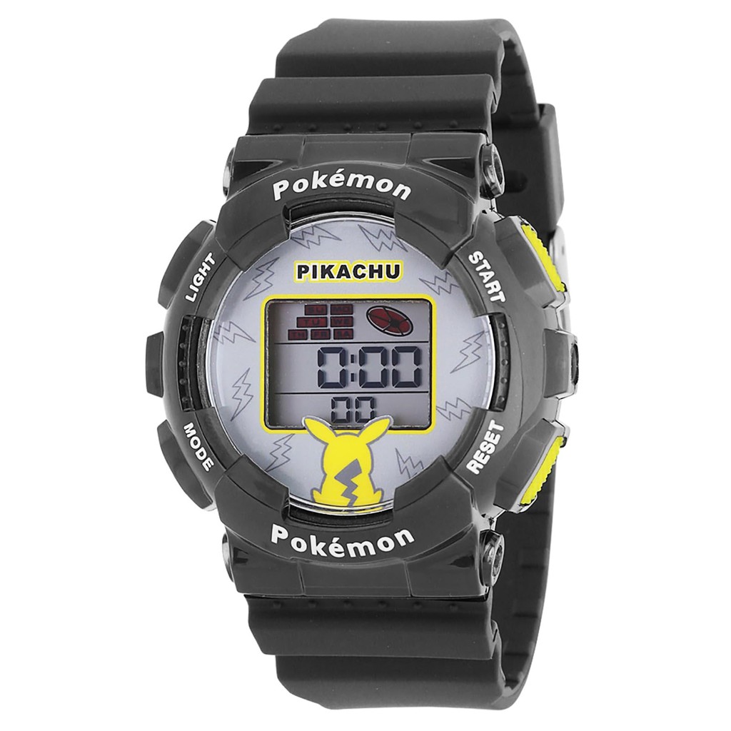 [Pokémon] J-Axis Pocket Monsters Pikachu Digital Watch CP3A0002-BK Boys Black Direct From Japan
