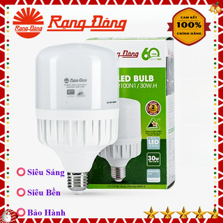   Rạng Đông  Bóng đèn Led bulb Trụ  Tròn  Đui E27 50W 40W 30W 20W 9W - Ánh sáng trắng 6500K - Siêu sáng - Tiết kiệm điện 