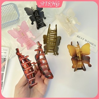 AISHG Nhựa Bướm Lớn Kẹp Tóc Nữ Lấy Kẹp Phụ Kiện Tóc Thời Trang