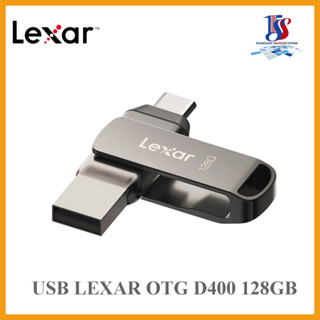 USB LEXAR 128GB JUMPDRIVE D400 OTG USB 3.1 TYPE C TITANIUM 130Mbp/s - Bảo hành 36 tháng