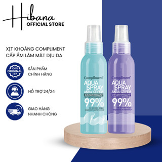  Xịt khoáng cấp ẩm làm dịu da Compliment Aqua Spray 99% 200ml 