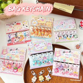 [Be] 6 / 5 Cái Hoạt Hình Kuromi Melody Pochacco Móc Khóa Mặt Dây Chuyền Dành Cho Nữ Bé Gái Ba Lô Dễ Thương Móc Khóa Ô Tô Túi Trang Trí Phụ Kiện Quà Tặng vn