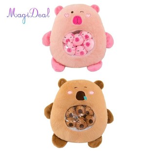 Magideal Capybara Thú Nhồi Bông Đồ Chơi Capybara Cho Gia Đình Trẻ Em