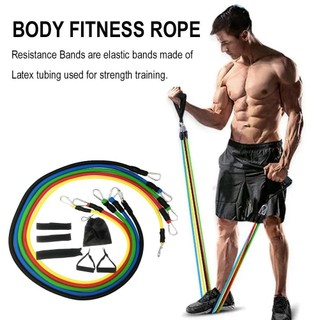 Dây kháng lực tập thể dục di động Dây thun thể dục thể thao Phụ kiện tập Yoga D5N2