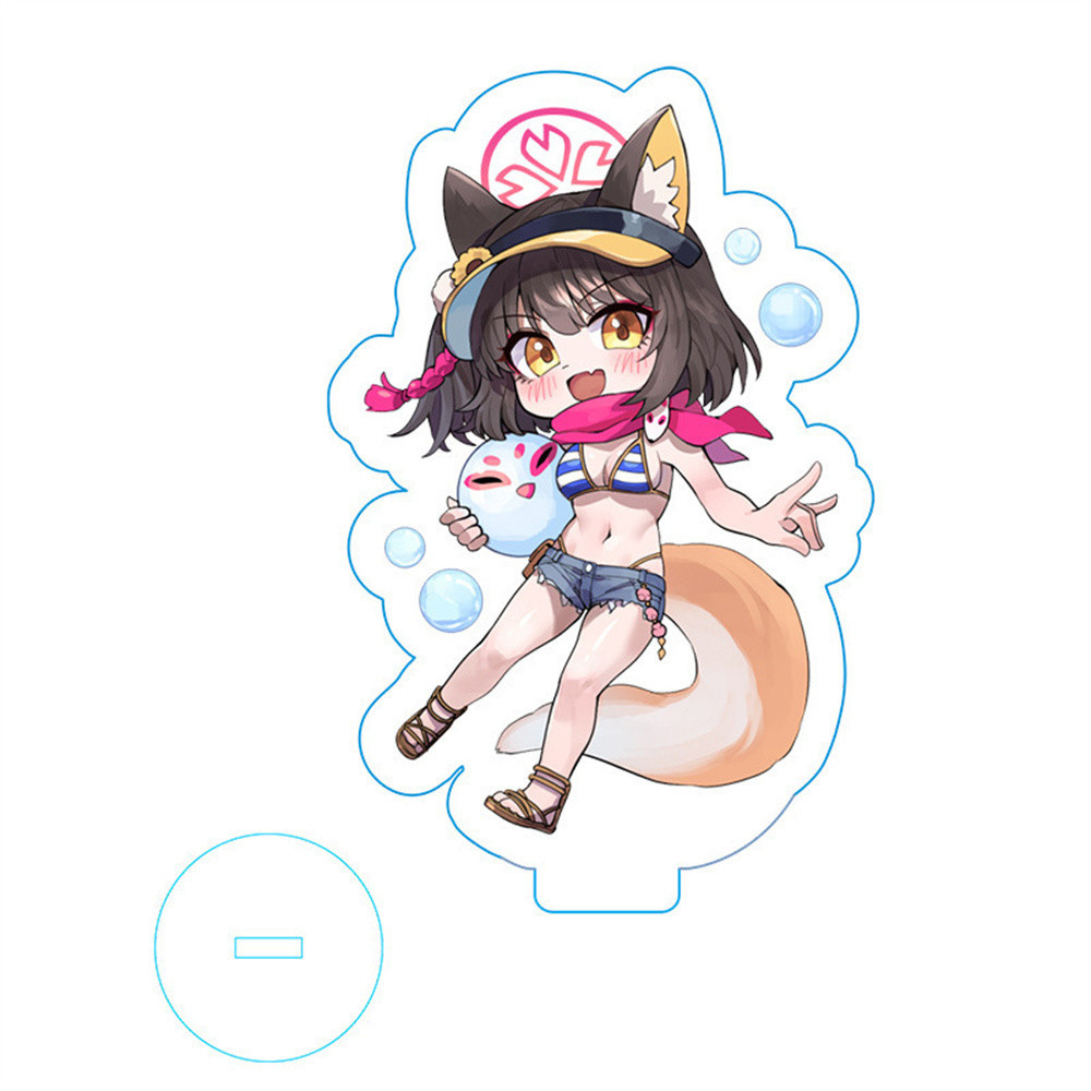Móc Khoá, Standee, Tranh Kính Mô Blue Archive Kosaka Wakamo Takanashi Hoshino Trang Trí Bàn Học, Làm Việc