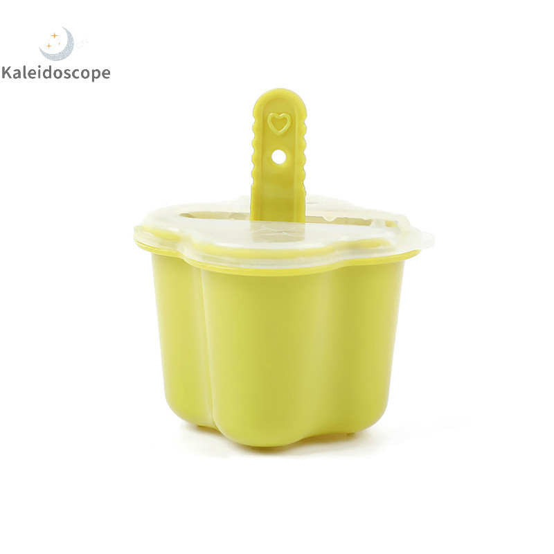 Kính vạn hoa Vuông Đá Viên Khuôn Có Nắp Khuôn Kem Khay Có Popsicle Dính Tự Làm Thạch Pudding Mùa Hè Đá Bóng Máy Làm Đẹp