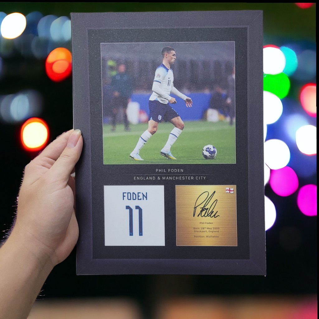 TRANH BÓNG ĐÁ ⭐️ Poster Phil Foden⭐️ FREESHIP