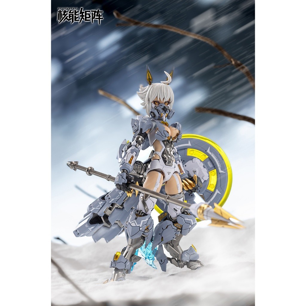 Mô Hình Lắp Ráp Cyber Forest Fantasy Girls Mad Wolf 1/12 Nuke Matrix CF06