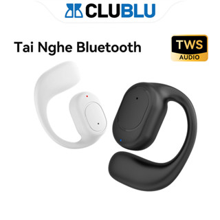 -CLUBLU- Tai Nghe Truyền Xương Bluetooth 1 Bên Ngoài Tai TWS Đàm Thoại Kẹp Vành Tai Không đau Tai