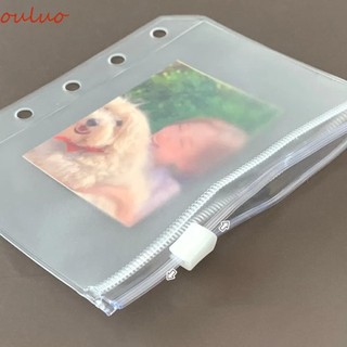 Ouluo 10 chiếc Bộ tách trang chia chất kết dính xoắn ốc, M5 5 lỗ nạp lại thẻ chỉ mục chất kết dính trang xoắn ốc, Chất kết dính chỉ mục mờ Túi kết dính trang bên trong Túi đóng gói ngân sách Thư mục