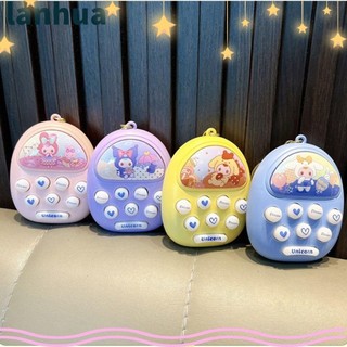 Lanhua Sanrio Móc Chìa Khóa, Phim Hoạt Hình Đánh Đất Chuột Máy Đánh Đất Chuột, Móc Khóa Đồ Chơi Giải Nén Sanrio