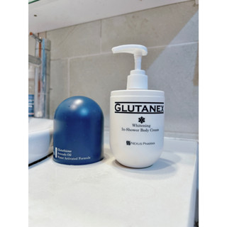 Sữa Tắm Dưỡng Trắng Body Glutanex Whitening In Shower Body Cream - Kem tắm kích trắng cấp tốc, chống nhăn da -MÈO BEAUTY